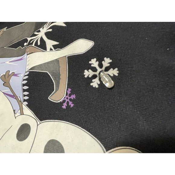 Disney Frozen II Sweatshirt Size XL 15 17 Black Light Up Fleece Crewneck - Picture 14 of 16